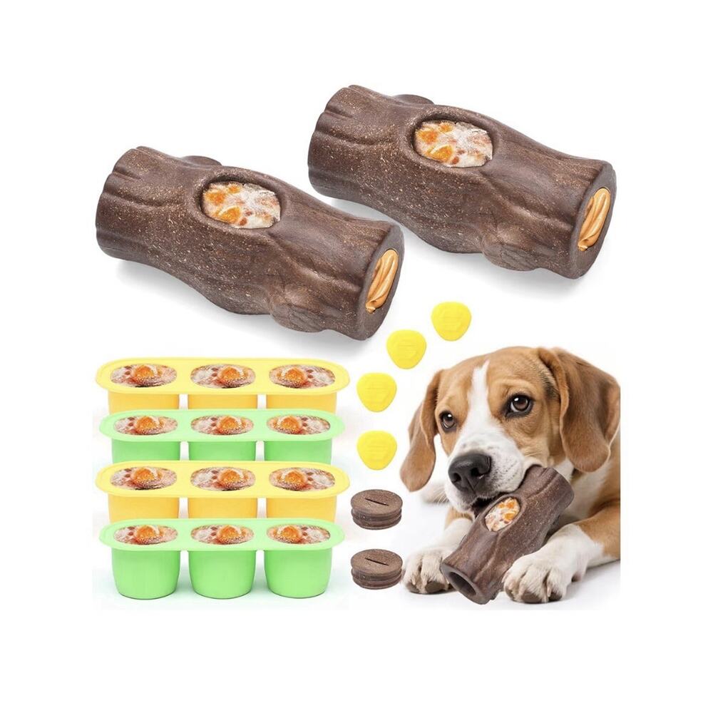 Dog Toys for Aggressive Chewers, Interactive Indestructible Durable Frozen Treat